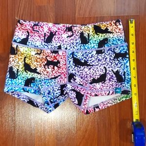 Glitter Cats Wodbottom XS crossfit shorts